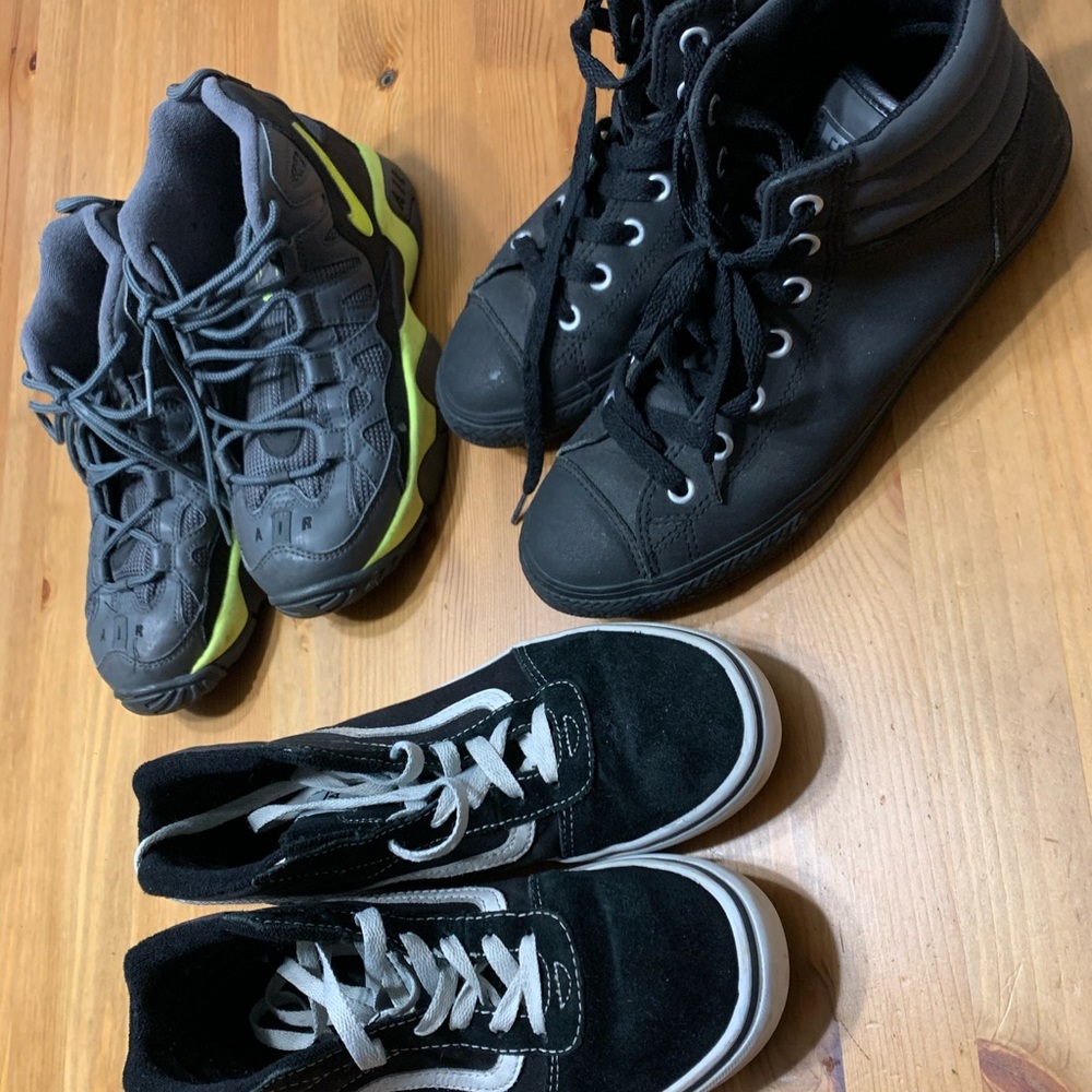 Lot of boys shoes.will ship within 24 hrs.